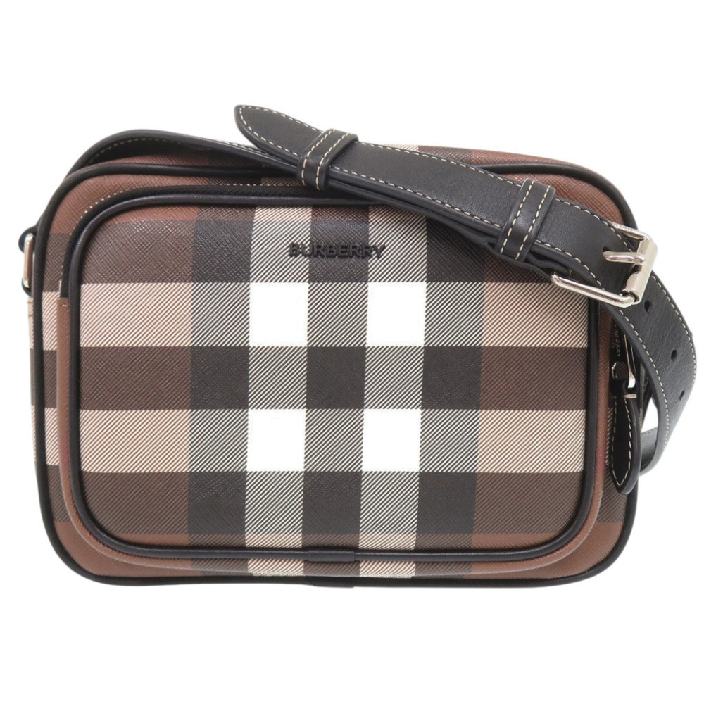 Burberry Paddy Nova Check 8049145 Leather Brown Shoulder Bag (0351) - Men's